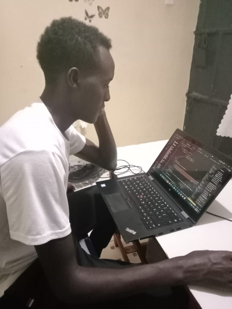 Developer working